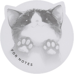 Блок самоклеящийся MESHU Cute Notes, 40 листов, в ассортименте, фото