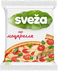 Сыр SVEZA Моцарелла Пицца 40%, без змж, 200г, изображение