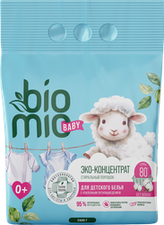 Порошок для белья BIOMIO Baby Bio-Laundry Powder без запаха, 2,4кг, изображение