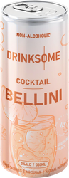 Напиток безалкогольный DRINKSOME Bellini газированный, 0.33л, фото