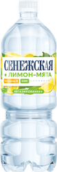Напиток СЕНЕЖСКАЯ Лимон, мята негазированный, 1л, фотография