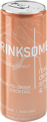 Напиток безалкогольный DRINKSOME Italian Orange Spritz & Tonic газированный, 0.33л, крупный план