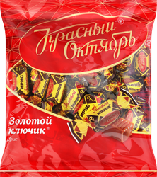 Изображение товара Ирис КРАСНЫЙ ОКТЯБРЬ Золотой Ключик весовой - вкусный российский сладкий продукт
