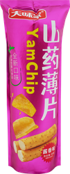 Чипсы из батата ТЯНЬВЕЙЦЗЯ со вкусом соевого соуса, 90г, крупный план
