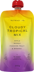 Пюре фруктовое NUTRINO LAB Яблоко, манго, маракуя и банан, 200г, детальное фото