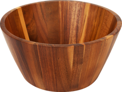 Салатник HOMECLUB Woodora 25см, акация, Арт. PL178543, крупный план