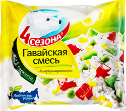 Смесь овощная 4 СЕЗОНА Гавайская, 400г, фотография