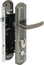 Цилиндровый замок Palladium 405 серебряно-черный, изображение