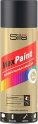 Эмаль аэрозольная SILA Home Paint черная (RAL 9005) матовая универсальная 520 мл, крупный план