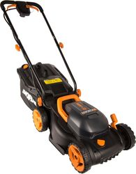 Газонокосилка аккумуляторная WORX 40В 34см 4Ач, 2 акб+з/у, wg779e.1, вид
