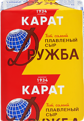 Сыр плавленый КАРАТ Дружба 45%, без змж, 90г, детальное фото