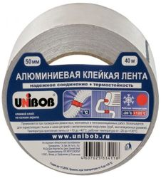 Клейкая лента UNIBOB 50 мм х 40 м белая, вид