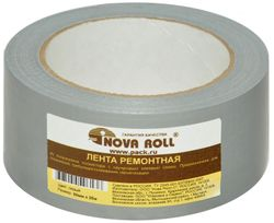 Клейкая лента NOVA ROLL 50 мм х 25 м серая, изображение