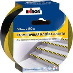 Сигнальная лента UNIBOB  50 мм х 50 м желто-черная, детальное фото