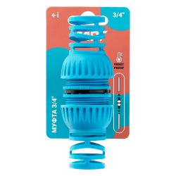 Муфта ремонтная MASTERPROF 19мм (3/4"), пластик, крупный план