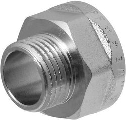 Переходник MASTERPROF с ребордой 3/4"х1/2", латунь, детальное фото