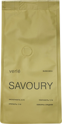 Кофе зерновой VERLE Blend Savoury натуральный обжаренный, 220г, картинка