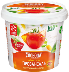 Майонез СЛОБОДА Провансаль 67% ведро, 900мл, детальное фото