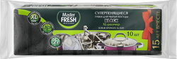 Губки для мытья посуды MASTER FRESH XL bubble-поролон, черные, 10шт, картинка