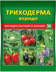 Средство защитное от болезней Ваше хозяйство Триходерма вериде 30 гр, изображение
