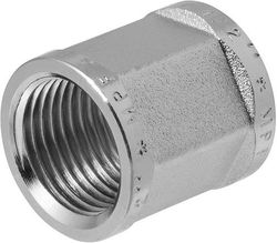 Муфта шестигранная 1/2" (латунь), MP-У, крупный план