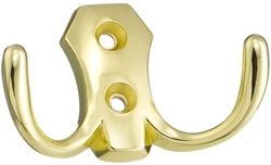 Крючок мебельный KERRON Hooks KR 0020 OT двойной золотистый, фото