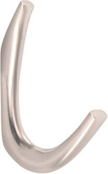 Крючок мебельный KERRON Hooks KR 0080 SN одинарный серебристый, вид