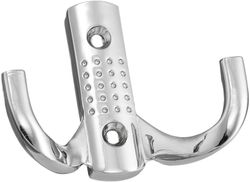 Крючок мебельный KERRON Hooks KR 0061 двойной хромовый, изображение