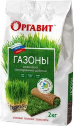 Удобрение органическое Оргавит Газоны 2 кг, изображение