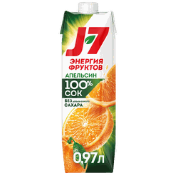 Сок J7 Апельсин с мякотью, 0.97л, фото