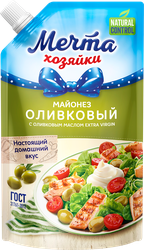 Майонез МЕЧТА ХОЗЯЙКИ Оливковый 50,5%, 350мл, картинка