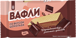 Вафли ПРАВИЛЬНОЕ РЕШЕНИЕ со вкусом шоколада, 200г, картинка