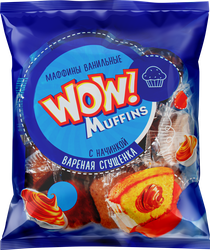 Маффин с начинкой вареная сгущенка, 450г, изображение