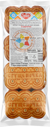 Печенье сахарное Сгущеночка, 360г, крупный план