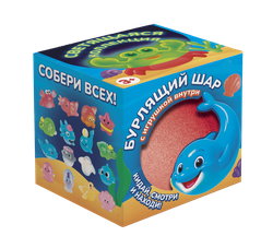 Бомбочка для ванны с игрушкой, 130г, крупный план