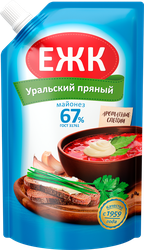 Майонез ЕЖК Провансаль Уральский пряный 67%, 350мл, фото