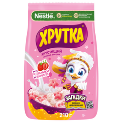 Готовый Завтрак ХРУТКА Клубнично-ванильное настроение, 210г, изображение
