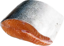 Лосось Атлантический, кусок, весовой, вид