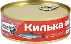 Килька каспийская РЫБНАЯ ДЕРЕВНЯ неразделанная обжаренная в томатном соусе, 240г, детальное фото