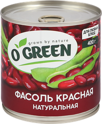 Фасоль красная O`GREEN, 400г, вид