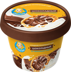 Сыр плавленый ОМИЧКА шоколадный, без змж, 230г, изображение