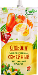 Майонез СЛОБОДА Семейный 50,5%, 350мл, детальное фото