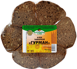 Хлеб заварной КАРАВАЙ Гурман, в нарезке, 300г, фото