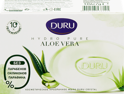 Мыло DURU CrystalL Hydro Pure Aloe Vera с алоэ вера, 106г, фотография