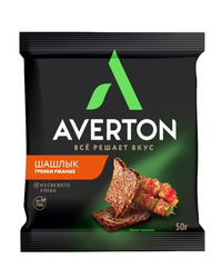 Гренки ржано-пшеничные ЭВЕРТОН со вкусом шашлыка, 50г, изображение