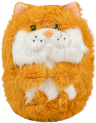 Игрушка мягкая Кот, 17см, крупный план