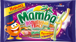 Конфеты жевательные MAMBA Волшебный твист, ассорти вкусов, 70г, картинка