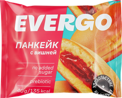 Панкейк протеиновый EVERGO с вишневой начинкой, 40г, фото