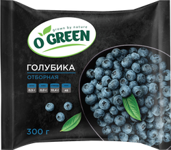 Голубика O`GREEN быстрозамороженная, 300г, фотография