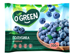 Голубика O`GREEN быстрозамороженная, 300г, картинка